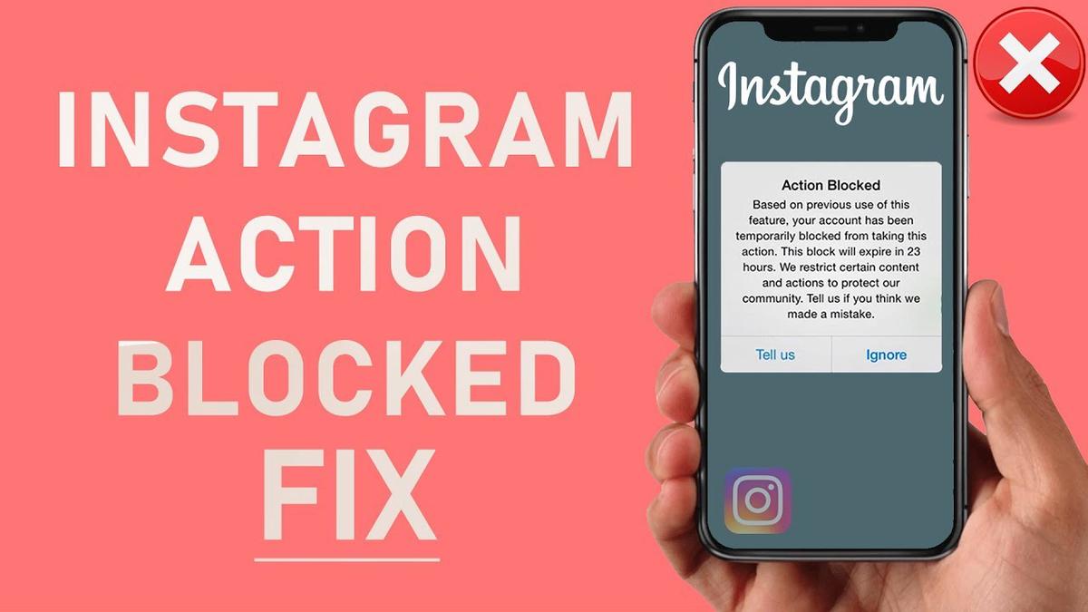 'Video thumbnail for Instagram Action Blocked - Unable to Post, Like & Comment Issue FIX'