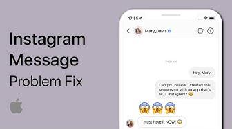 'Video thumbnail for How To Fix Instagram Message Problem (iPhone)'