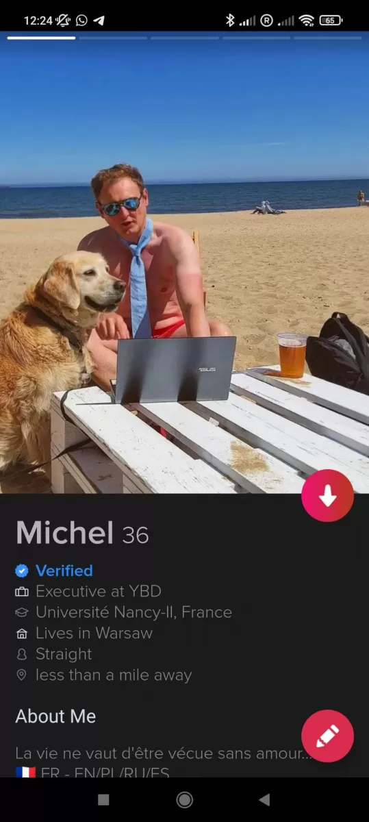 Tinder profile advice
