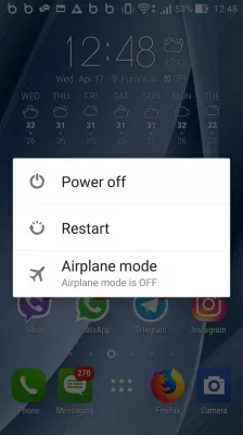 Nokia 5 call issues : How to solve Nokia 5 call problems by putting the Android phone on airplane mode