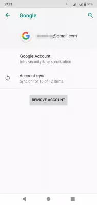 Nhược Điểm Của Khôi Phục Cài Đặt Gốc [Android] : Trạng thái đồng bộ hóa tài khoản Google trên Android