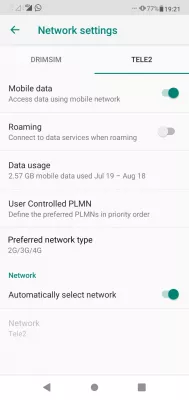 How to fix No Service on Maxwest Nitro 55 LTE phone? : Why does my Android phone says no service? Solve by turning off the automatic network selection