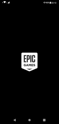 Download and install mobile Fortnite from the Epic store for Android : Starting Epic store for Android
