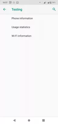 Samsung Galaxy S7 Secret Phone Codes And Hacks : *#*#4636#*#* Information display test on Samsung Galaxy S7 phone