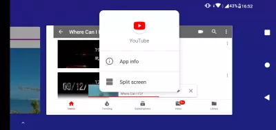 How to split screen on Android PIE version? : Android PIE split screen option after update to new PIE version 2019