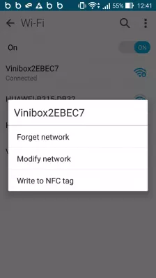 Android WiFi-problemen : Android WiFi-problemen oplossen by forgetting WiFi network and connecting back