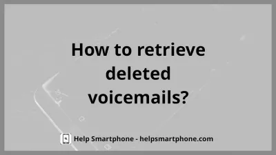 How to retrieve deleted voicemail on Apple iPhone SE? : How to check voicemail on iPhone