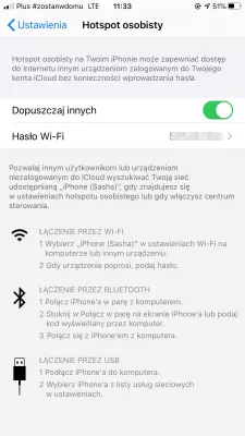 Persoonlijke hotspot werkt niet Apple iPhone? Dit is de oplossing : Hotspot geactiveerd