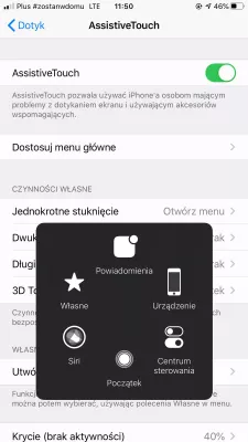 Apple iPhone XS Max power button not working? Here’s the fix : AssistiveTouch on screen menu with power button effect