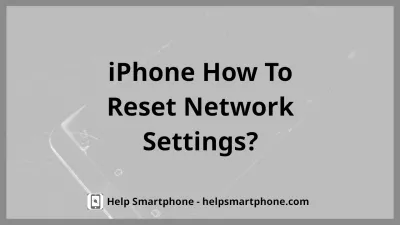 Reset network settings Apple iPad Pro 12.9 in few easy steps : Reset network settings iPhone