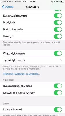 Voice to text not working Apple iPhone X. How to solve? : iPhone keyboard settings