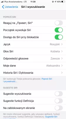 Voice to text not working Apple iPhone X. How to solve? : SIRI activation menu