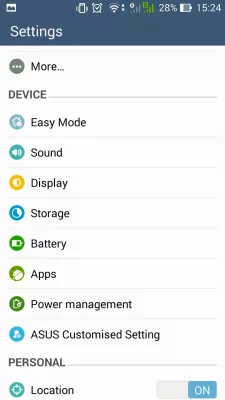 Téléphone Android en surchauffe - batterie Android vidange rapide : Sélectionnez le menu de la batterie