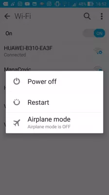 Android can't connect to Wifi, what to do? : Restart phone
