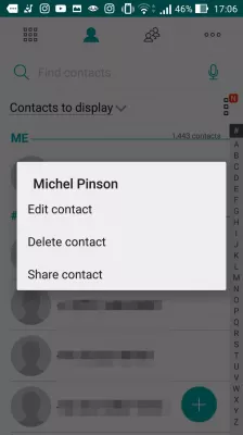 How to solve Android can't send text to one number? : Delete contact from phone