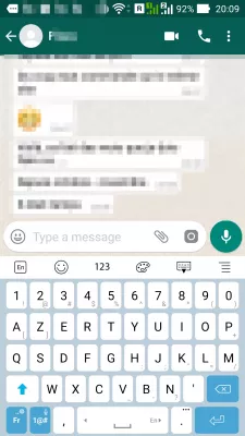 Changer la langue du clavier Android : Configuration du clavier physique Android modifiée en AZERTY en langue française