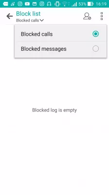 How to block caller ID on Android smartphones? : Blocked calles and messages in block list menu