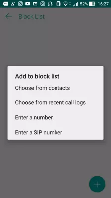 How to block caller ID on Android smartphones? : Add a contact to the blocked caller ID list