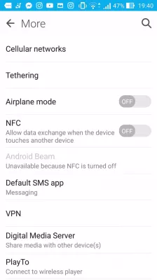 Como alterar o aplicativo de mensagens padrão no Android : Opção de aplicativo SMS padrão nas configurações