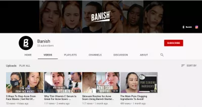 How to grow business using social media? : Banish Acne Scars YouTube channel