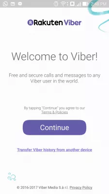How to transfer Viber to new phone? : Installing Viber transfered to new phone