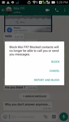Как разблокировать себя на WhatsApp? : Блокировка контакта в WhatsApp