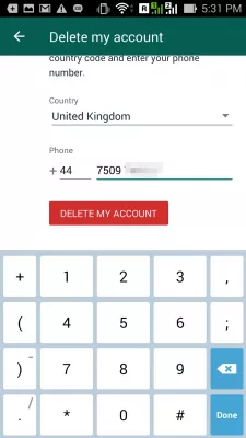 Si të zhbllokoni veten në WhatsApp? : Fshirja e llogarisë në WhatsApp