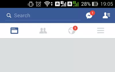 MDNSD Android Facebook not responding : Facebook application not displaying any content