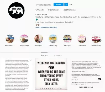 How Influencers Use Reels In Instagram? : https://www.instagram.com/cmon.mama/