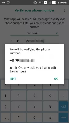 How to retrieve deleted WhatsApp messages? : Confirm phone number