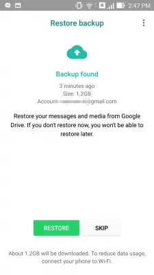 How to retrieve deleted WhatsApp messages? : how to download WhatsApp backup from Google Drive