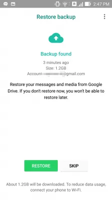 Kako dohvatiti izbrisane WhatsApp poruke? : kako skinuti Backup WhatsApp s Google diska