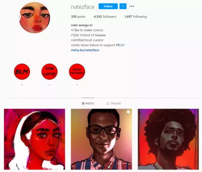 15 influencers show us their Instagram profiles - and give us their secret sauce : @natezface on Instagram