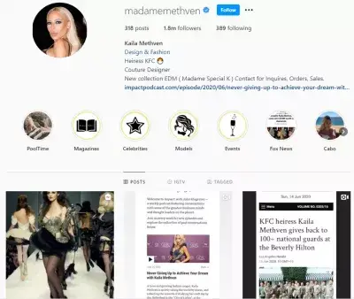 15 influencers show us their Instagram profiles - and give us their secret sauce : @madamemethven on Instagram