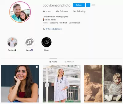 15 influencers show us their Instagram profiles - and give us their secret sauce : @codybensonphoto on Instagram