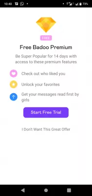 Badoo time can see your last others using When Can
