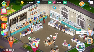8 Best Free Games On The AppStore : Best business simulation game. My Café.