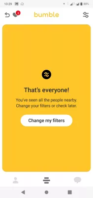5 Tricks To Meet People On Bumble : Reaching the end of possible swipes in Bumble