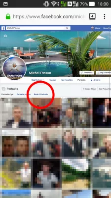 Hogyan töltsük le a Facebook évét a videofelvételről Androidra : Képgalériaalbumok megnyitása