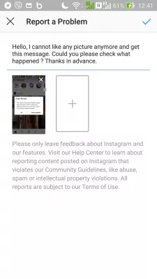 Instagram Action Blocked Error : Instagram report a problem