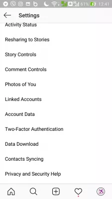 Instagram Action Blocked Error : Linked accounts in Instagram settings