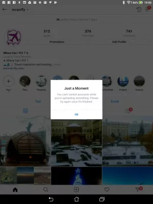 Kuidas lahendada Instagrami video üleslaadimine ummikus? : Instagram ei saa üleslaadimisel kontosid vahetada