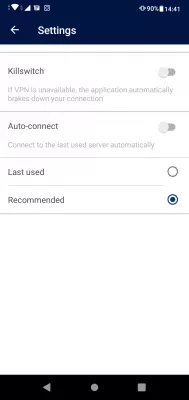 Easy guide: setting up VPN on Android phone with free trial : RusVPN mobile application settings