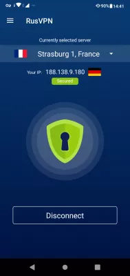 Helppo opas: VPN: n asettaminen Android-puhelimeen ilmaisella kokeiluversiolla : Verkkoliikenne on suojattu VPN: llä