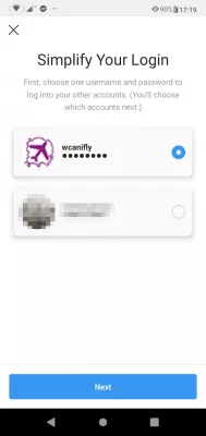 Cum să gestionați corect conturile Instagram? : Mai multe conturi Instagram pe un e-mail cu aceeași autentificare