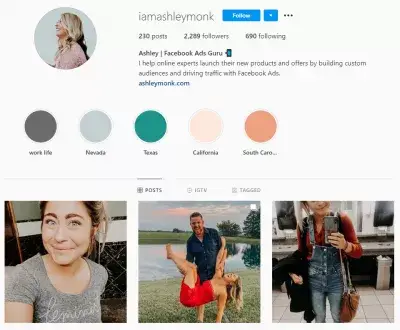 15 experts give their One tip to get more followers on Instagram : @iamashleymonk on Instagram