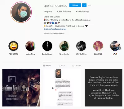 15 experți își dau un sfat pentru a obține mai mulți adepți pe Instagram : @spellsandcurses pe Instagram