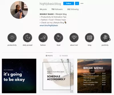 15 uzman Instagram'da daha fazla takipçi almak için bir ipucu veriyor : 'in Instagramdaki @highlybasicblog Hesabı Takipçileri