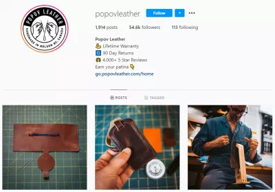 One tip to sell on Instagram: 30+ expert suggestions : @popovleather on Instagram
