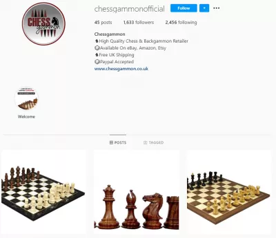 Un consejo para vender en Instagram: más de 30 consejos de expertos : @chessgammonofficial en Instagram